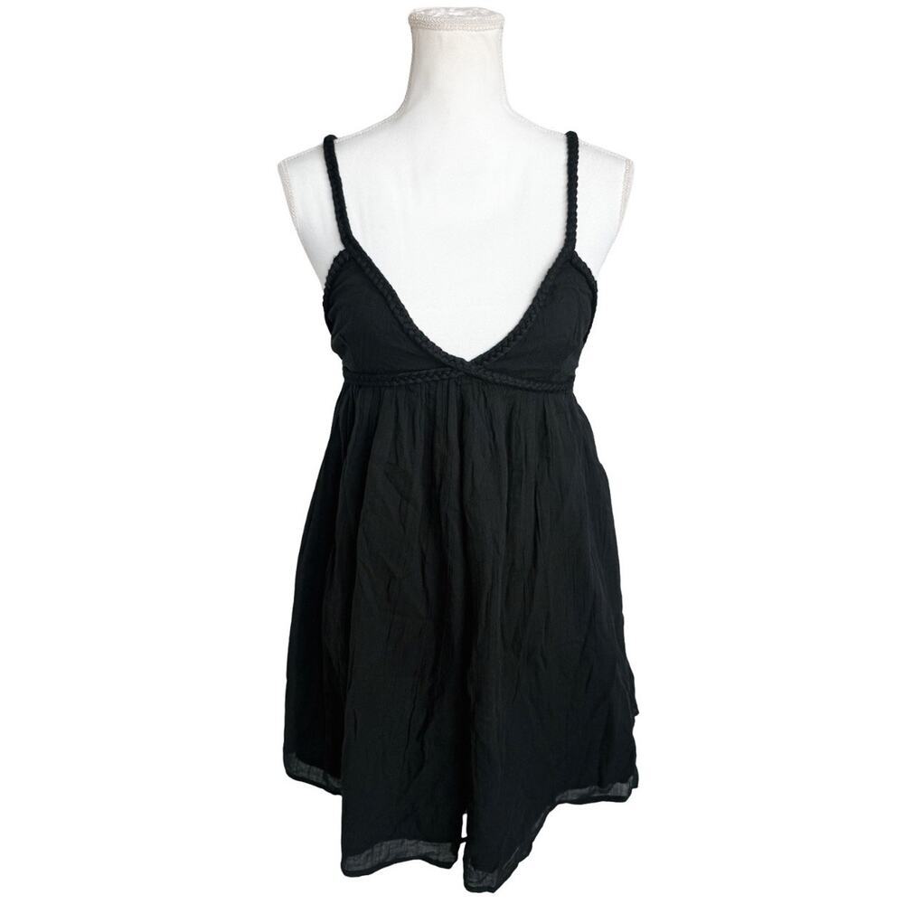 ZARA Playsuit Woven Braided Straps Mini Romper Women’s X-Small Boho Beach
